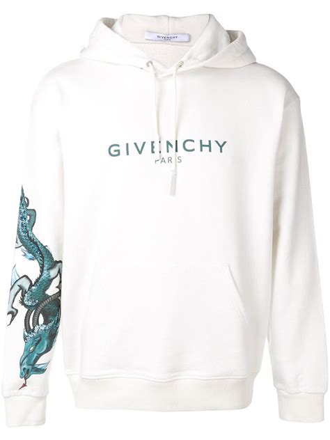 givenchy white zip up hoodie|givenchy sweatshirt fleece.